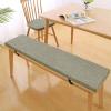 3 cm Thick Bench Seat Cushion, Washable, Light Gray, 45 x 45 x 3 cm view 1