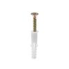LXZSMH Plastic Expansion Tubes with Screws, 20-Pack, 8 x 40 mm, White view 1
