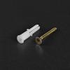 LXZSMH Plastic Expansion Tubes with Screws, 20-Pack, 8 x 40 mm, White view 4