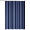 Lobwerk Shower Curtain 180 x 200 cm, Waterproof, Mold-Resistant, with Rings, Dark Blue view 2
