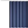 Lobwerk Shower Curtain 180 x 200 cm, Waterproof, Mold-Resistant, with Rings, Dark Blue view 3