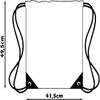 Atspauda White Drawstring Gym Sack – “Democracy Is Being Allowed to Vote for the Candidate You Dislike Least” view 2