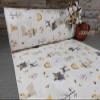 240 cm Wide Poplin Cotton Fabric by the Meter from 50 cm, Fawn-Rabbit-Gray view 1