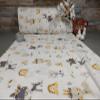 240 cm Wide Poplin Cotton Fabric by the Meter from 50 cm, Fawn-Rabbit-Gray view 2