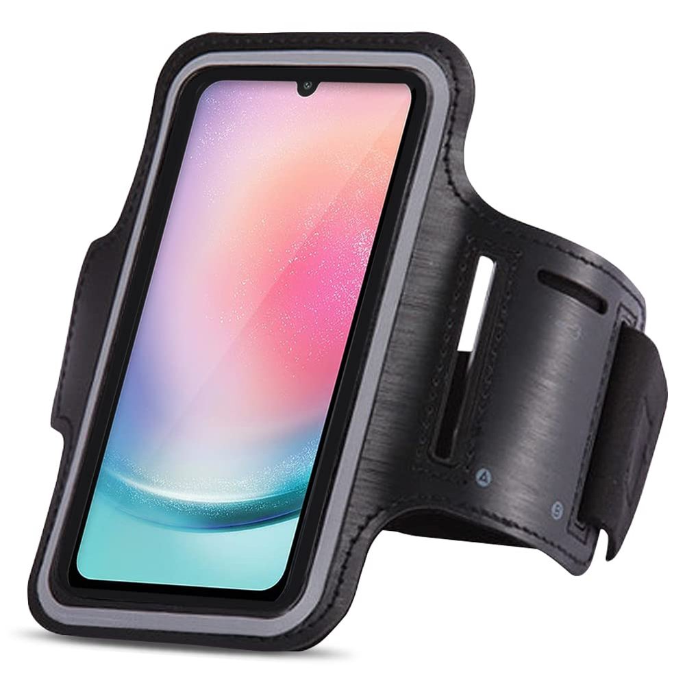 Sports Armband Phone Holder with Key Pocket Compatible with Google Pixel 11, 10, 9a, 9 Pro XL, Black