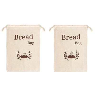 Reusable Organic Linen Bread Bag