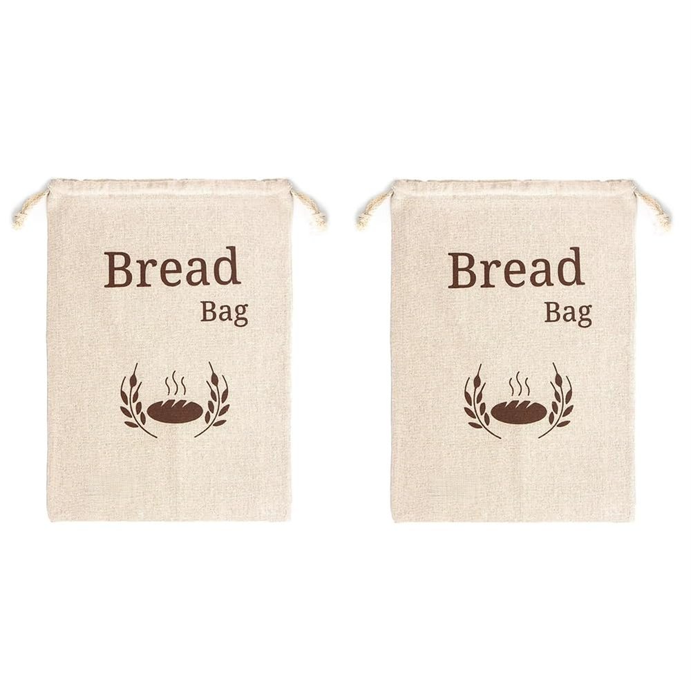Reusable Organic Linen Bread Bag