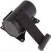 NAKEAH Retractable Queue Barrier, Wall-Mounted, Black, 5 m view 1