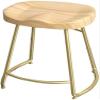 LIUNJHUY Gold Bar Stool, Simple Industrial Style, Breakfast Stool for Home and Kitchen, Seat Heights 45 cm, 65 cm, 75 cm (45 cm) view 1