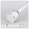 No-Drill Tension Rod, White, 1.6–2.5 m, with 20 Rings view 1