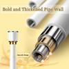 No-Drill Tension Rod, White, 1.6–2.5 m, with 20 Rings view 3
