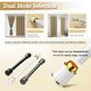No-Drill Tension Rod, White, 1.6–2.5 m, with 20 Rings view 4