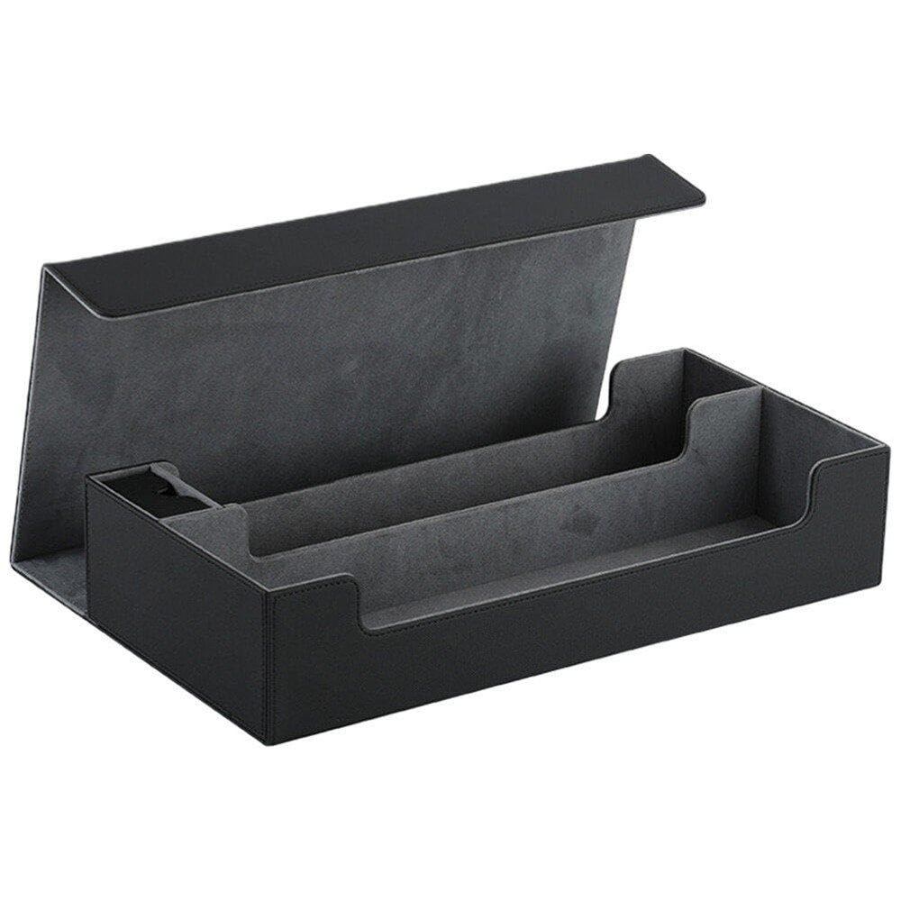 Muteitt Trading Card Storage Box, PU Leather TCG Deck Box with Magnetic Closure