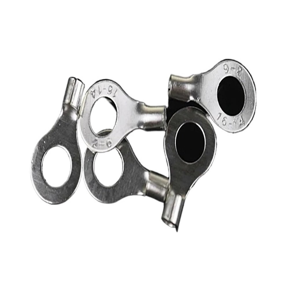 RNB2-6L (TO Type) AWG 16-14 Non-Insulated Bare Ring Terminal Crimp Connector