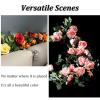 LRREU Artificial Flower Vines for Wedding Decor, UV-Resistant, Off White view 4