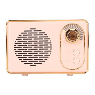 VBESTLIFE Retro Bluetooth Speaker, Wireless Vintage Radio Speaker with 5W Audio, Portable for Indoor and Outdoor Use, USB Supported