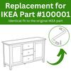 Spare Hardware Parts Replacement for IKEA Part #100001 view 2