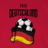 Women's Long-Sleeve Shirt – Football Germany 2026 – XS – Red view 2