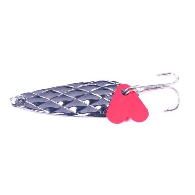 Metal Sequin Spoon Spinner Lure, 10 g, Black
