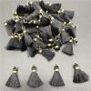 10 Polyester Fringe Tassels for DIY Sewing and Jewelry Making view 2