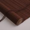 MZZHEDIE Dark Brown Bamboo Roller Blind, 70 x 150 cm view 1