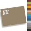 Rectangular Shade Sail, 1.6 x 5 m, Weather-Resistant PES Polyester, Khaki view 1