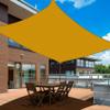 Sun Shade Sail, 1.2 x 2 m, Tear-Resistant and Waterproof, Gold view 2