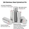 JIEYUZYUO 4 mm Stainless Steel Dowel Pins, 20-Piece Set, 22–35 mm view 3