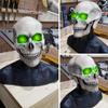 yeeplant Horror Full-Face Creepy Lifelike Cosplay Face Cover, Funny Realistic Light-Up Scary Novelty for Women, Festivals, and Halloween view 2