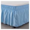 Bed Skirt, Wrap-Around Elastic Ruffled Bedspread, 38 cm Drop, Twin/Full/Queen/King view 1