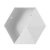 Derefine Geometric Hexagon Wall-Mounted Planter Shelf, White view 2