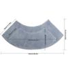 GLMGBP Curved Bath Mat for Round Showers, Khaki, 45 x 143 cm view 2