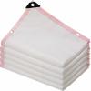 CAQXAQP 7 m x 7 m Shade Net, White, 85% UV Protection, with Grommets view 1