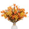 Artificial Autumn Flowers, 17 in, 12 Stems with Daisies, Forsythia and Berries view 1