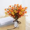 Artificial Autumn Flowers, 17 in, 12 Stems with Daisies, Forsythia and Berries view 2