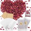 Mbsomnus Wedding Flower Confetti Set, 150 g Dried Rose Petals view 1