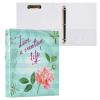 Music Rose 3-Ring Binder with Clipboard and Pocket view 1