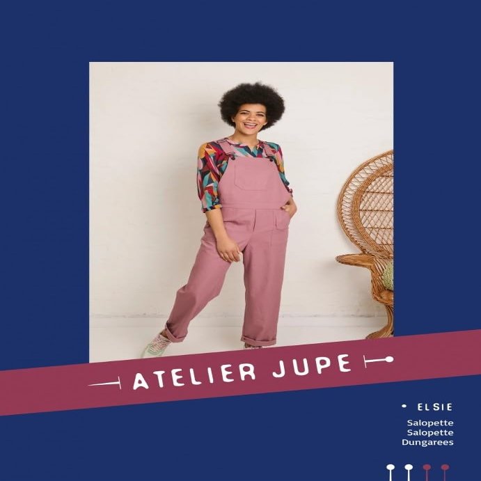 Atelier Jupe Elsie Overalls Sewing Pattern, Sizes 34–52