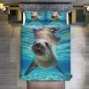 PAZZK Siegel 3D-Print Duvet Cover Set, 3-Piece, Microfiber, Double 200 x 200 cm view 2