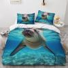 PAZZK Siegel 3D-Print Duvet Cover Set, 3-Piece, Microfiber, Double 200 x 200 cm view 3