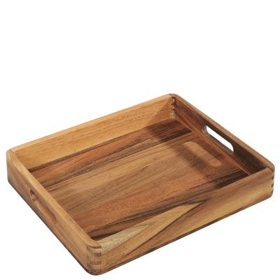 Zassenhaus Serving Tray, 44 × 36 × 6 cm, Sustainable Acacia Wood