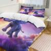 PAZZK Elephant Pattern 3-Piece Microfiber Bedding Set, Wrinkle-Free, King 220 x 240 cm view 4