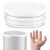 EMFA Round Ribbed Tube Inserts 25 mm, White, 50-Pack view 1