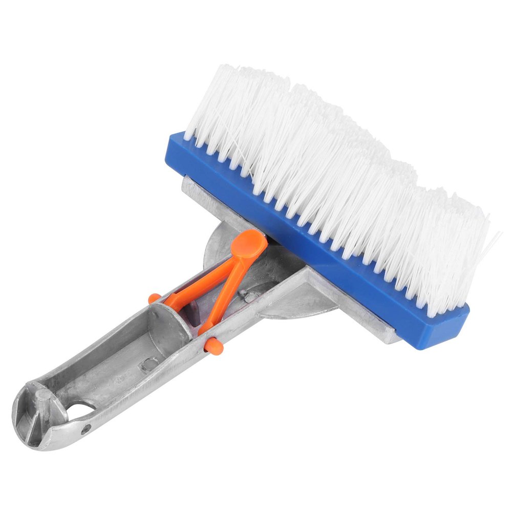 Miskall 5.5-Inch Pool Brush Head with Aluminum Handle