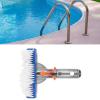 Miskall 5.5-Inch Pool Brush Head with Aluminum Handle view 3