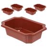 Toddmomy 5-Piece Plastic Plant Pots for Indoor Use with Drainage Holes, Suitable for Succulents, Ferns, and Other Small Plants view 1