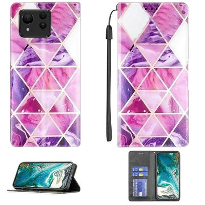 Aroepurt Case Compatible with Asus Zenfone 11 Ultra, Flip Phone Case with 9H Hardness HD Screen Protector, CPT22