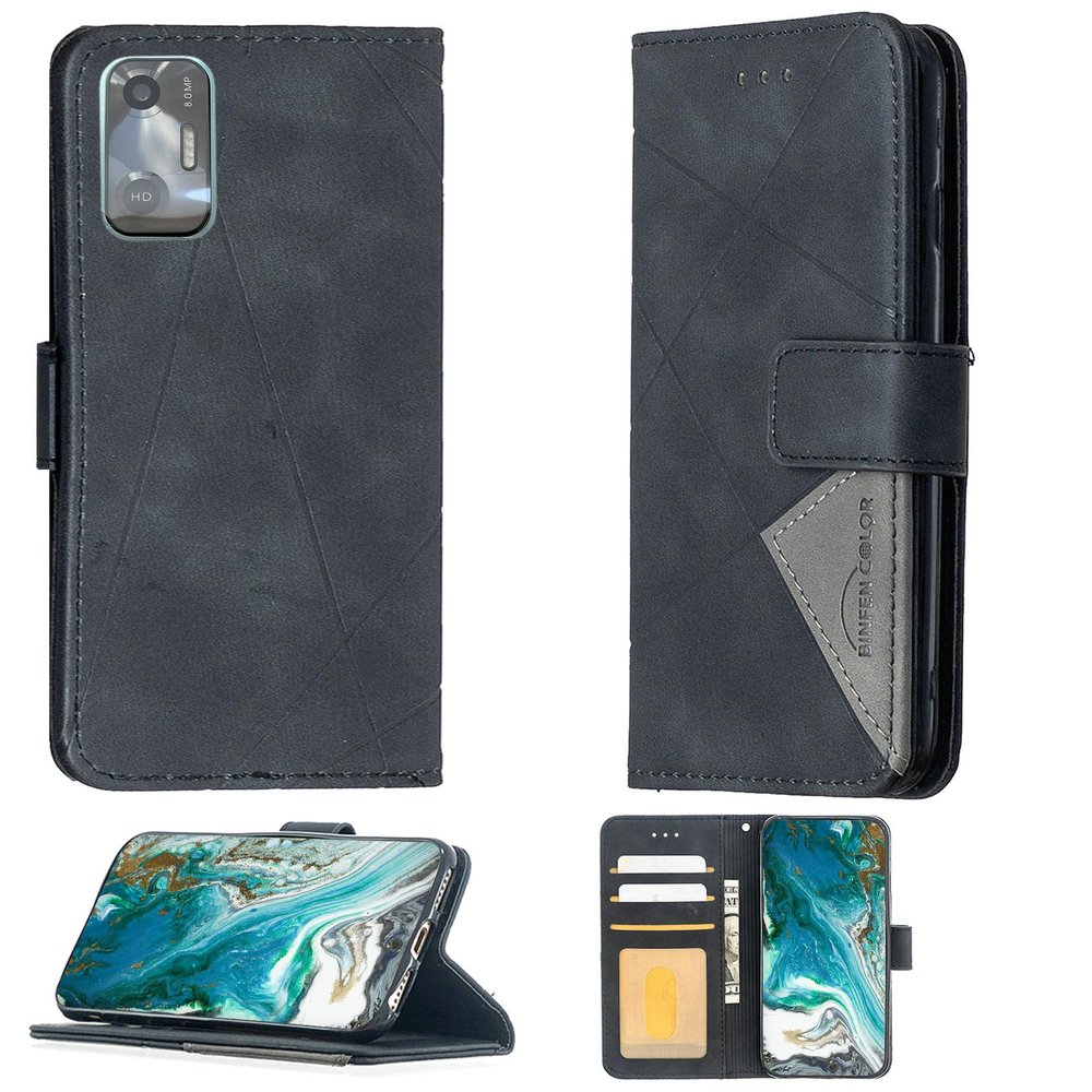 Aroepurt Case Compatible with Vortex ZG65H, Flip Phone Case with 9H Hardness HD Screen Protector, BF05 Black