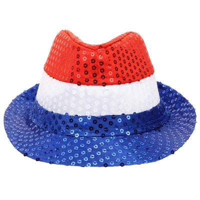 BESTonZON Patriotic Sequin Hat for Men