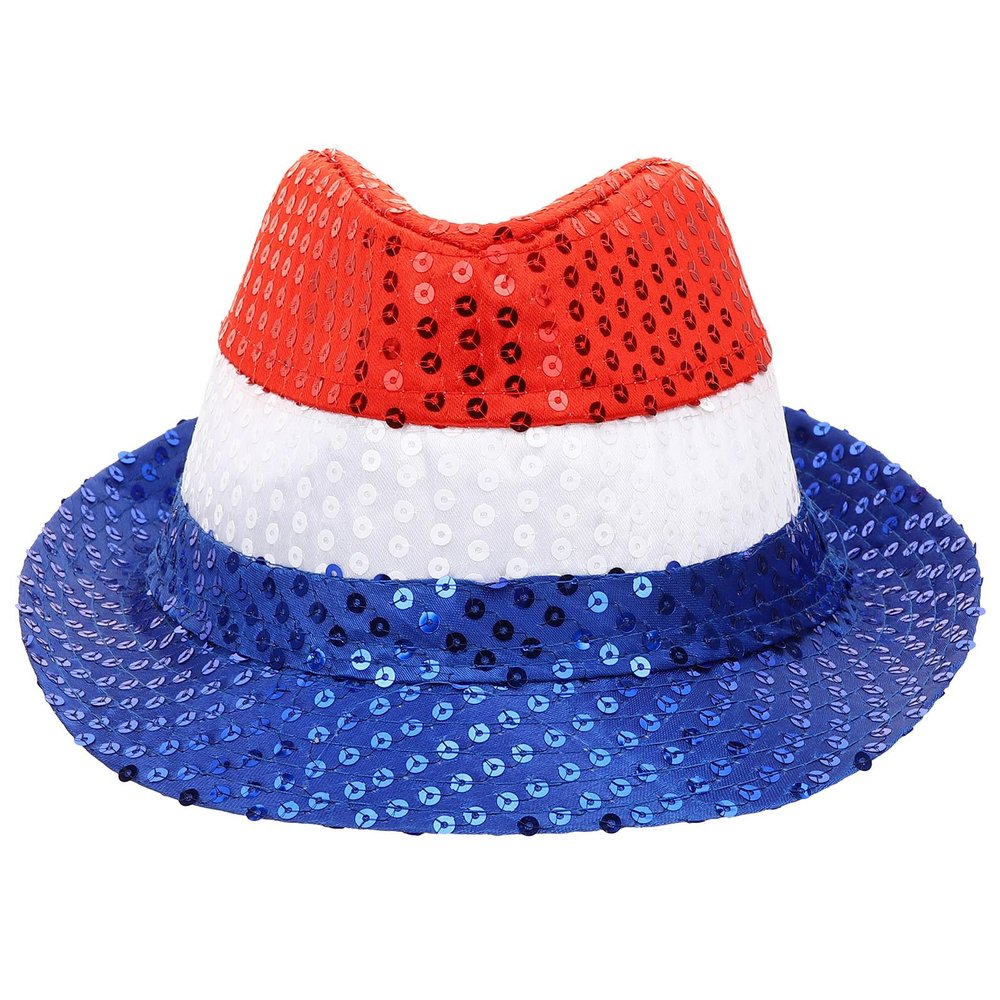 BESTonZON Patriotic Sequin Hat for Men